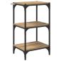 Preview: B?cherregal 3 Ebenen 40 x 33 x 70,5 cm Holzwerkstoff