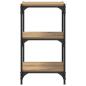 Preview: B?cherregal 3 Ebenen 40 x 33 x 70,5 cm Holzwerkstoff