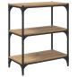 Preview: Bücherregal 3 Ebenen 60 x 33 x 70,5 cm Holzwerkstoff
