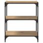 Preview: Bücherregal 3 Ebenen 60 x 33 x 70,5 cm Holzwerkstoff