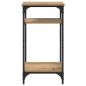 Preview: Beistelltisch Artisan-Eiche 40 x 30 x 75 cm Holzwerkstoff