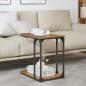 Preview: Beistelltisch Altholz 50 x 35 x 52 cm Holzwerkstoff