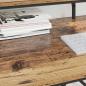 Preview: Schreibtisch Altholz 100 x 50 x 90 cm Holzwerkstoff