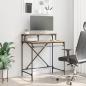 Preview: ARDEBO.de - Schreibtisch Altholz 80 x 50 x 90 cm Holzwerkstoff