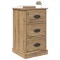 Preview: Nachttisch Artisan-Eiche 39 x 39 x 67,5 cm Holzwerkstoff