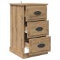 Preview: Nachttisch Artisan-Eiche 39 x 39 x 67,5 cm Holzwerkstoff