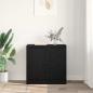 Preview: Sideboard 70 x 35,5 x 67,5 cm Schwarz Eichen-Optik