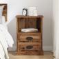 Preview: Nachttisch Altholz 36 x 43 x 60 cm Holzwerkstoff