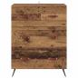 Preview: Kommode mit Schubladen Altholz 69,5 x 34 x 90 cm Holzwerkstoff