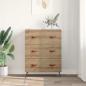 Preview: Kommode 3-Schublade Artisan-Eiche 69,5 x 34 x 90 cm