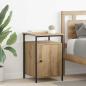 Preview: ARDEBO.de - Nachttisch Artisan-Eiche 40 x 42 x 60cm Holzwerkstoff