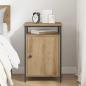 Preview: Nachttisch Artisan-Eiche 40 x 42 x 60cm Holzwerkstoff