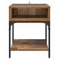 Preview: Nachttisch Altholz 40 x 40 x 50 cm Holzwerkstoff