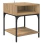 Preview: Nachttisch Artisan-Eiche 40 x 40 x 50 cm Holzwerkstoff