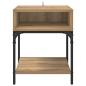 Preview: Nachttisch Artisan-Eiche 40 x 40 x 50 cm Holzwerkstoff