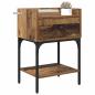 Preview: Nachttisch Altholz 40 x 29 x 60 cm Holzwerkstoff