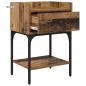 Preview: Nachttisch Altholz 40 x 29 x 60 cm Holzwerkstoff
