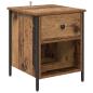 Preview: Nachttisch Altholz 40 x 42 x 50 cm Holzwerkstoff