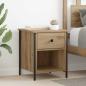 Preview: ARDEBO.de - Nachttisch Artisan-Eiche 40 x 42 x 50 cm Holzwerkstoff
