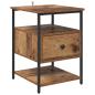 Preview: Nachttisch Altholz 40 x 42 x 56 cm Holzwerkstoff