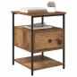 Preview: Nachttisch 2 Stk. Altholz 40 x 42 x 56 cm Holzwerkstoff