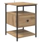 Preview: Nachttisch Artisan-Eiche 40 x 42 x 56 cm Holzwerkstoff