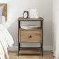 Preview: Nachttisch Artisan-Eiche 40 x 42 x 56 cm Holzwerkstoff