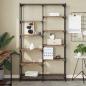 Preview: Regal 9 Ebenen 100 x 32 x 170 cm Holzwerkstoff Altholz