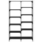 Preview: Regal 9 Ebenen 100 x 32 x 170 cm Holzwerkstoff