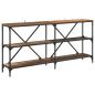 Preview: Konsolentisch Altholz 160 x 30 x 75 cm Holzwerkstoff