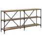 Preview: Konsolentisch Artisan-Eiche 160 x 30 x 75 cm Holzwerkstoff