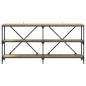 Preview: Konsolentisch Artisan-Eiche 160 x 30 x 75 cm Holzwerkstoff