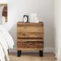 Preview: Nachttisch Altholz 40 x 35 x 50 cm Holzwerkstoff