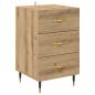 Preview: Nachttisch Artisan-Eiche 40 x 40 x 66 cm Holzwerkstoff