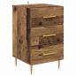 Preview: Nachttisch Altholz 40 x 40 x 66 cm Holzwerkstoff