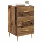 Preview: Nachttisch Altholz 40 x 40 x 66 cm Holzwerkstoff