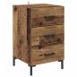 Preview: Nachttisch Altholz 40 x 40 x 66 cm Holzwerkstoff
