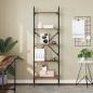 Preview: Bücherregal 5 Ebenen 56 x 32 x 174 cm Holzwerkstoff Altholz
