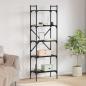 Preview: ARDEBO.de - Bücherregal 5 Ebenen 56 x 32 x 174 cm Holzwerkstoff