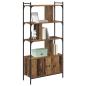 Preview: Bücherregal 6 Ebenen 76,5 x 30 x 154,5 cm Holzwerkstoff
