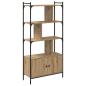 Preview: Bücherregal 6 Ebenen 76,5 x 30 x 154,5 cm Holzwerkstoff
