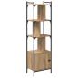 Preview: Bücherregal 6 Ebenen 44,5 x 30 x 154,5 cm Holzwerkstoff