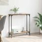 Preview: ARDEBO.de - Konsolentisch Artisan-Eiche 75 x 22,5 x 75 cm Holzwerkstoff
