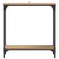 Preview: Konsolentisch Artisan-Eiche 75 x 22,5 x 75 cm Holzwerkstoff
