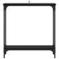 Preview: Konsolentisch Schwarz Eichen-Optik 75 x 22,5 x 75 cm