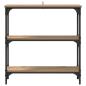 Preview: Konsolentisch Artisan-Eiche 75 x 22,5 x 75 cm Holzwerkstoff