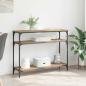 Preview: ARDEBO.de - Konsolentisch Artisan-Eiche 100 x 29 x 75 cm Holzwerkstoff