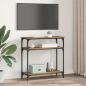 Preview: Konsolentisch Altholz 75 x 29 x 75 cm Holzwerkstoff