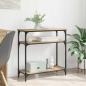 Preview: ARDEBO.de - Konsolentisch Artisan-Eiche 75 x 29 x 75 cm Holzwerkstoff
