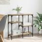 Preview: ARDEBO.de - Konsolentisch Artisan-Eiche 80 x 29 x 75 cm Holzwerkstoff